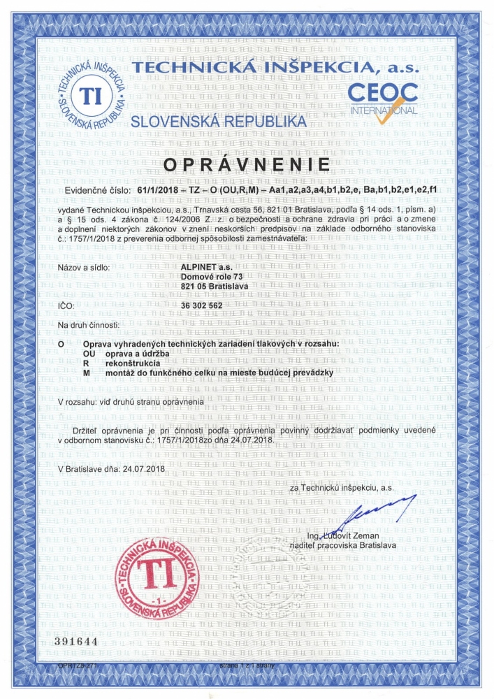  Certifikáty 2