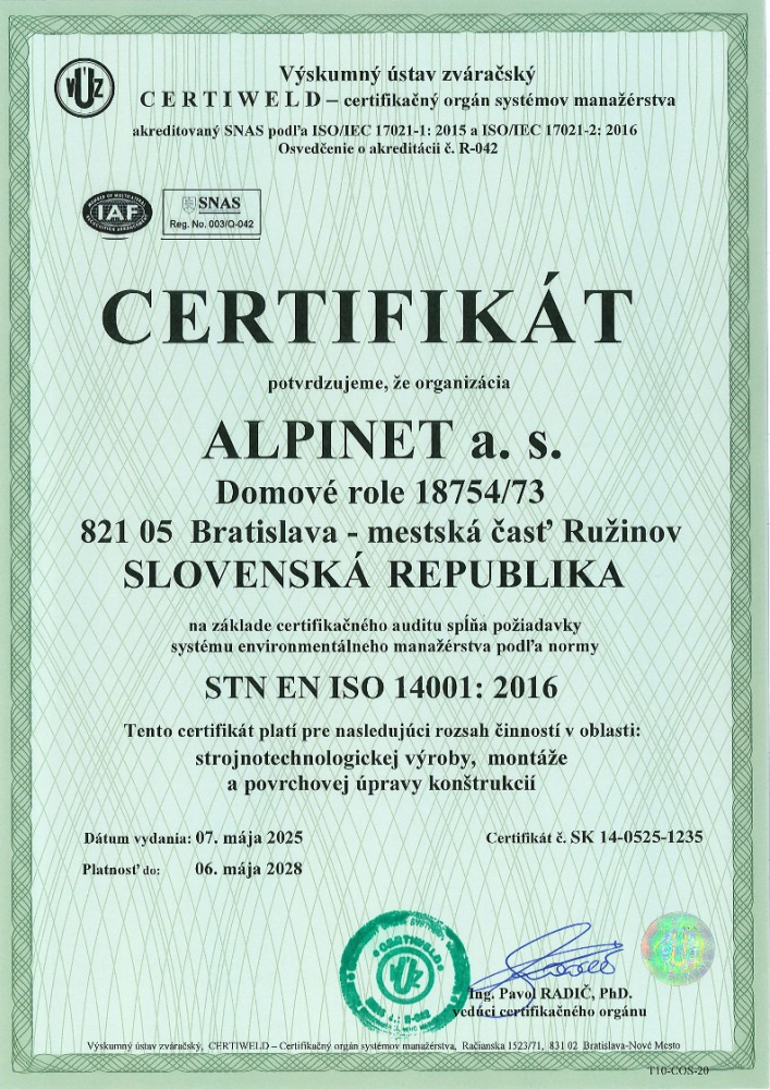 Certifikáty 2 Certifikáty 2