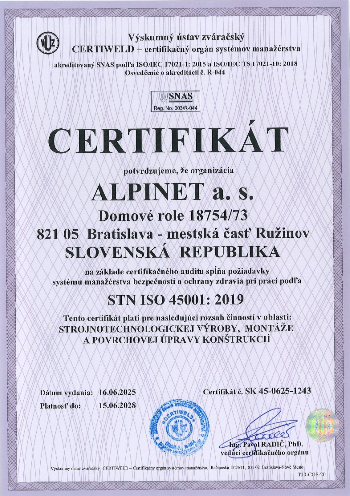 Certifikáty 2 Certifikáty 2