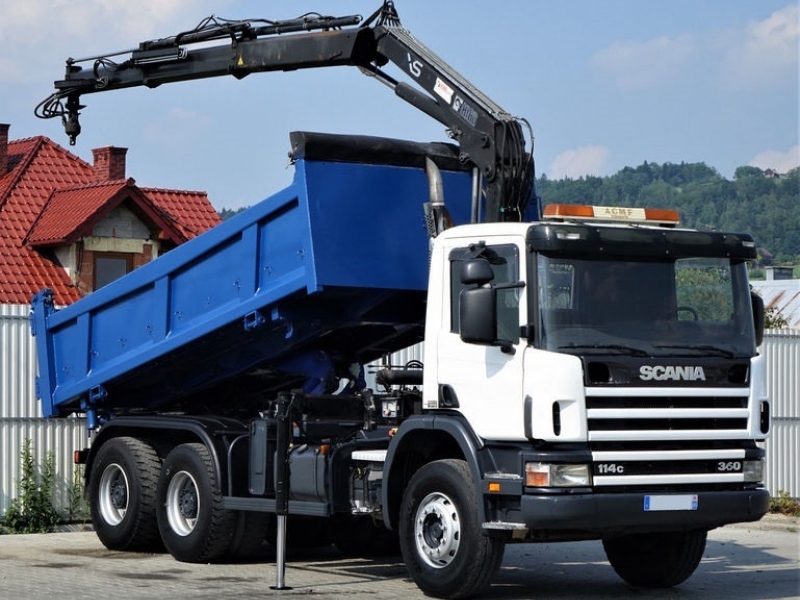 Scania P360 s hydraulickým ramenom